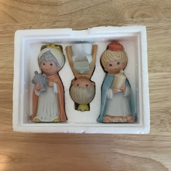 🇺🇸ALS🇺🇸 EUC Vintage Homco Children Wisemen Set - Picture 1 of 16